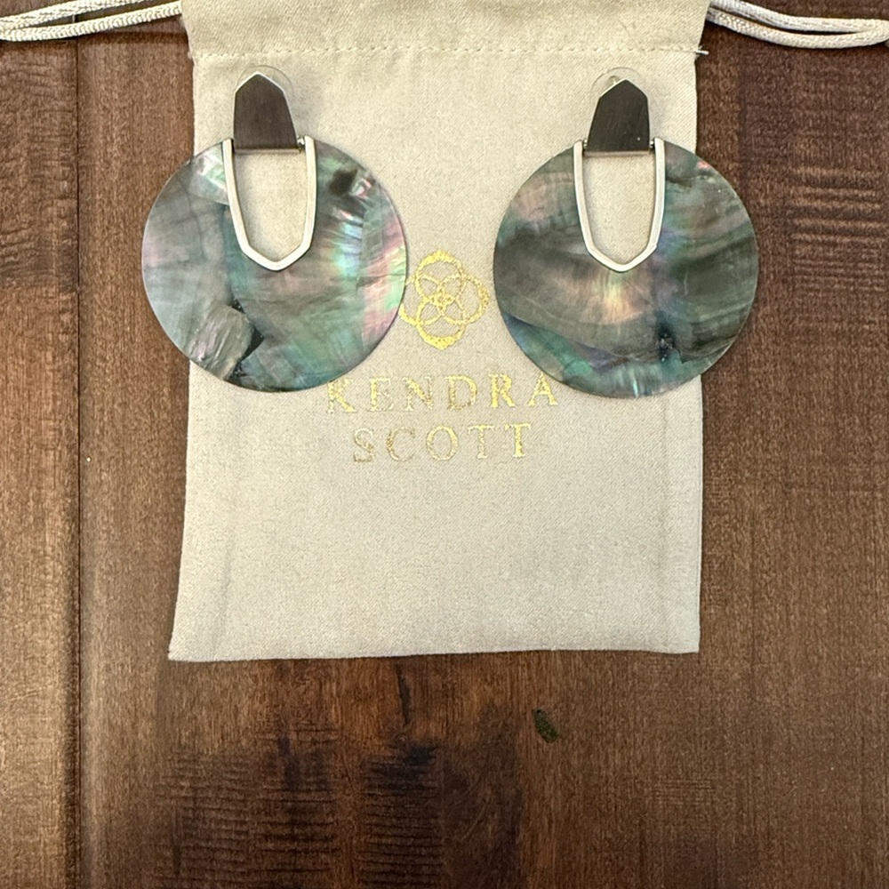 Kendra Scott Abalone Shell Earrings